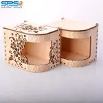 Упаковка для чашек фанера с узором для чашек