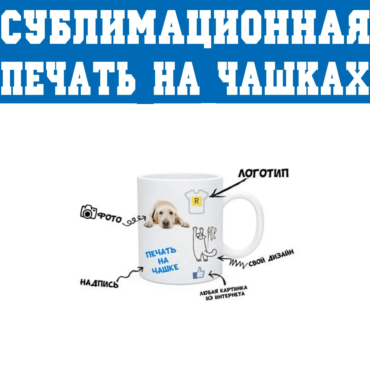 Друк на чашках