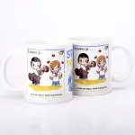 ЧАШКА КЕРАМІЧНА З ПРИНТОМ   "Кохання це..." 330мл (0185)