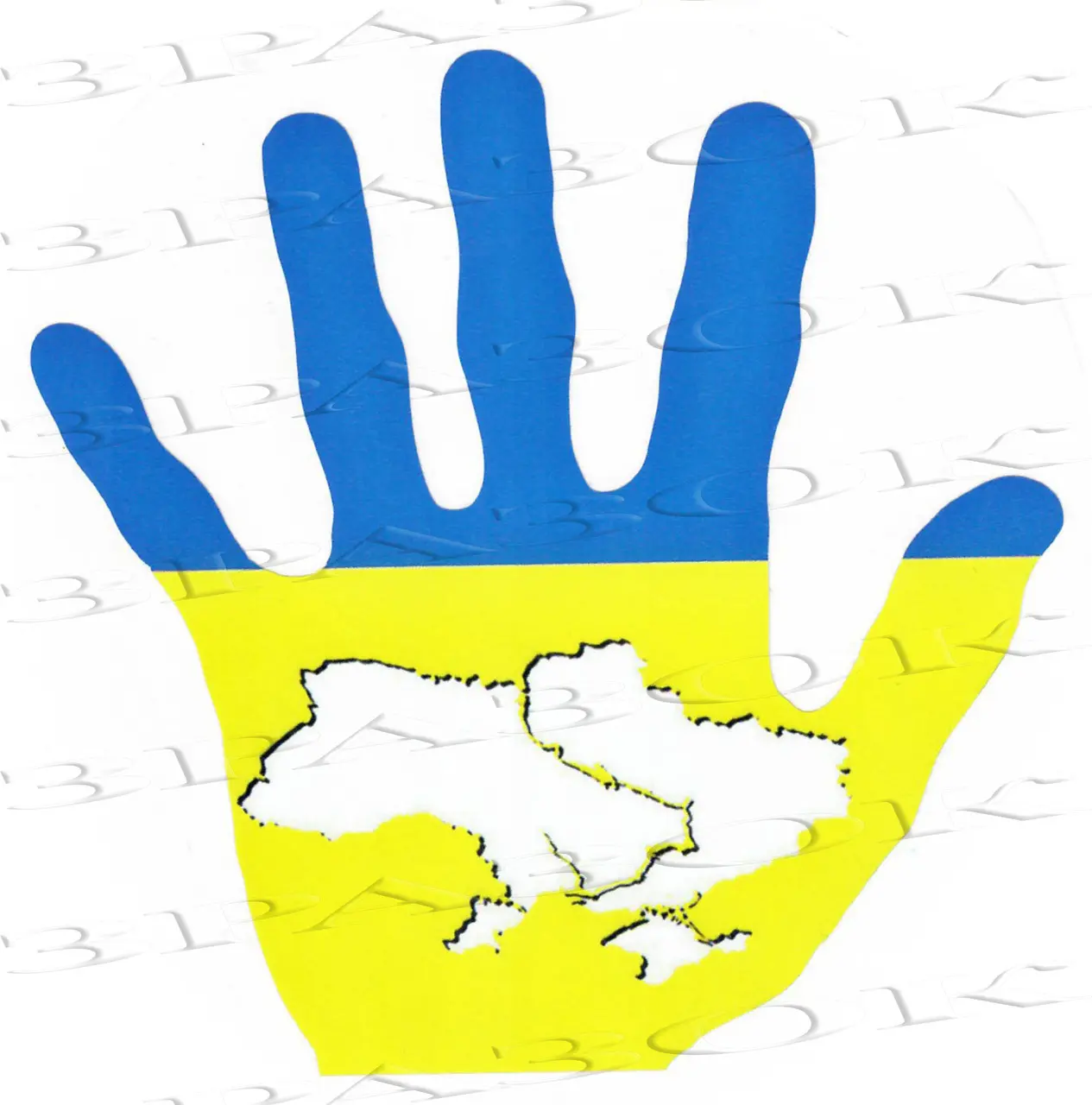 НАЛІПКИ ПАТРІОТИЧНІ НА АВТОМОБІЛЬ 20х30