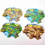 Магнит на холодильник "Карта Украины"