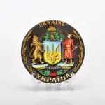ТАРІЛКА УКРАЇНА ГЕРБ 12см