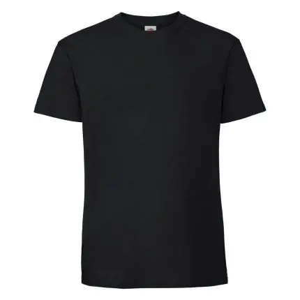 Футболка унисекс черная Premium Cotton, размер XL