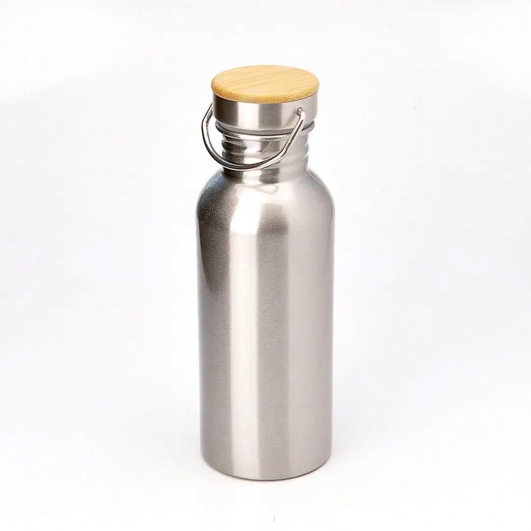 6268336680_termoflyaga-dlya-sublimatsii Термофляга для сублимации из нержавеющей стали с бамбуковой крышкой 600мл (Серебро)
