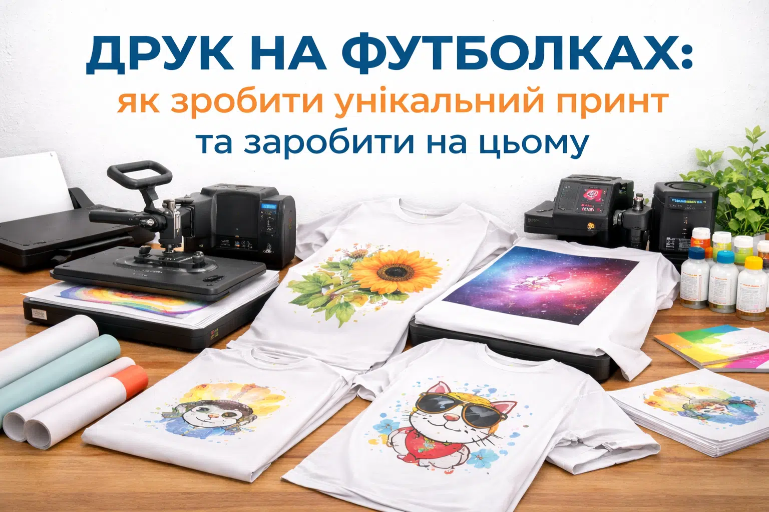 Футболка з принтом