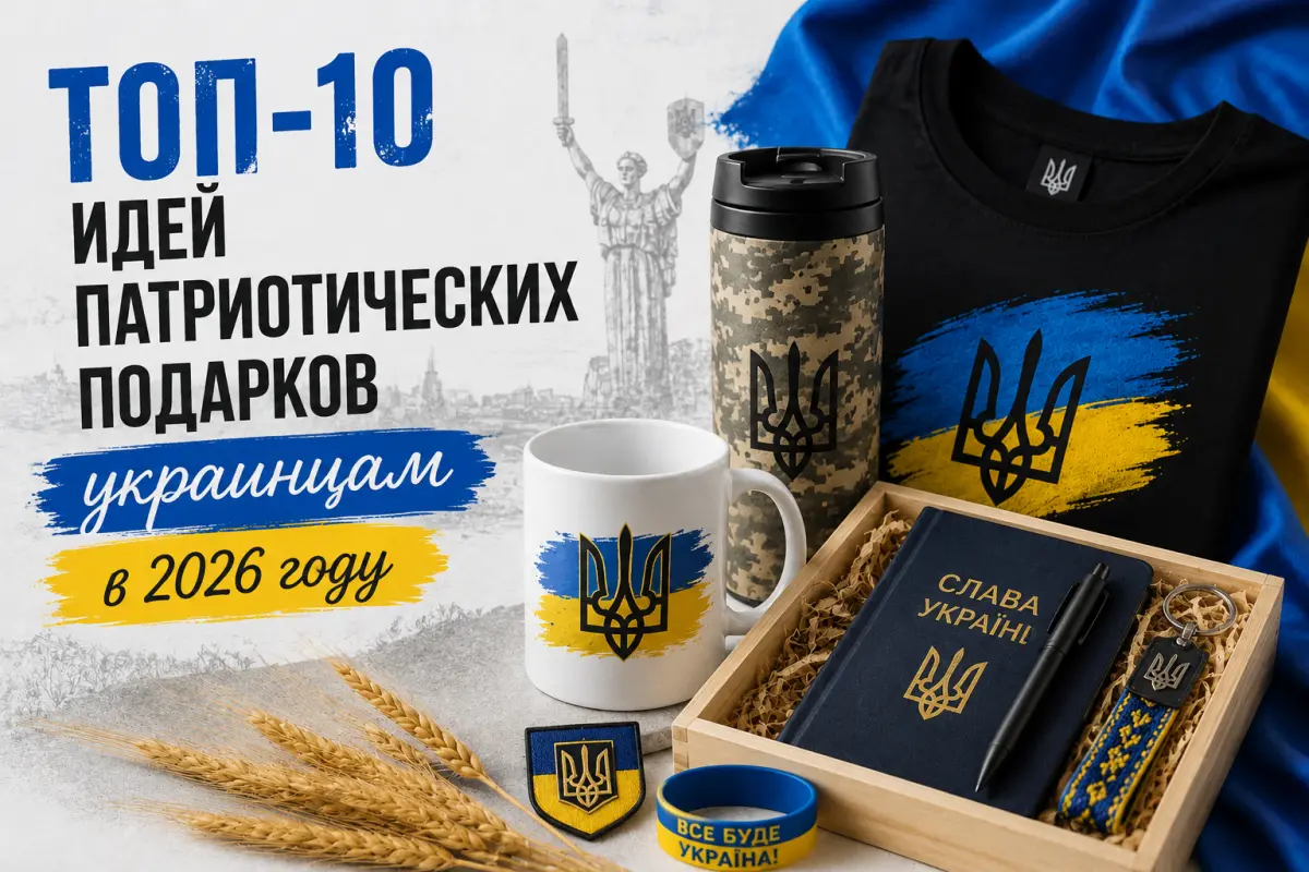 ТОП-10 идей патриотических подарков украинцам в 2026 году
